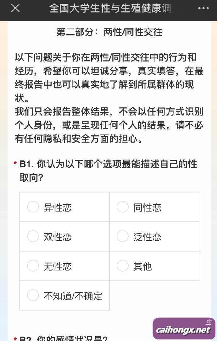 一份调查：中国大学生13.5%认为自己是同性恋或双性恋 